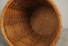 Vintage Wastebasket Rattan Basket Wicker Weave 1960s - Image 8