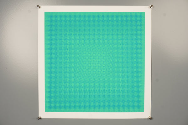 1970s Art Print OP Art Design