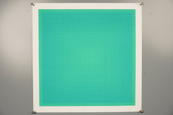 1970s Art Print OP Art Design - Image 7