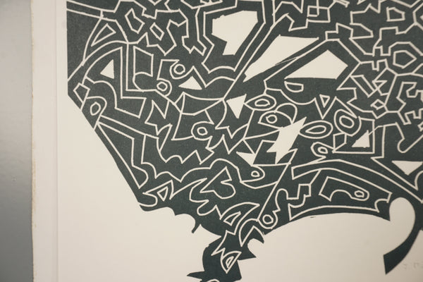 Ingrid Meyer Hached Vintage Linocut Spanish Impressions 80s Art Print - Image 4