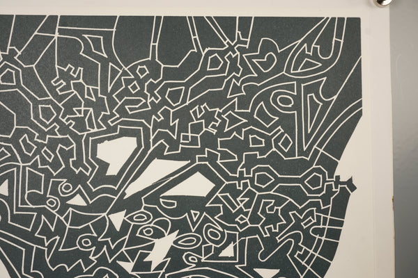 Ingrid Meyer Hached Vintage Linocut Spanish Impressions 80s Art Print - Image 5