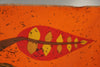Traute Sänger Tapestry 70s POP ART Orange Yellow Cotton - Image 7