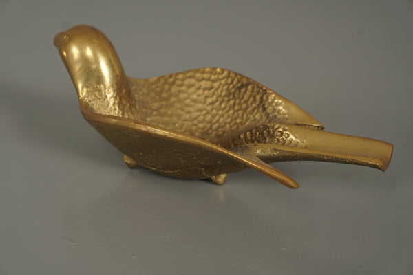 Vintage Brass Bird Solid 1960s Bowl Tray for Keys or Jewelry - Image 5