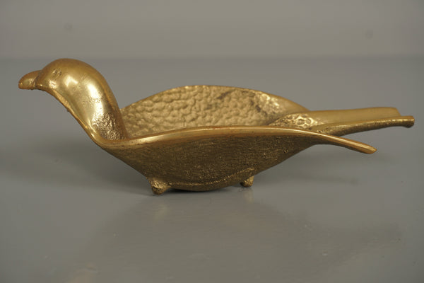 Vintage Brass Bird Solid 1960s Bowl Tray for Keys or Jewelry - Image 7