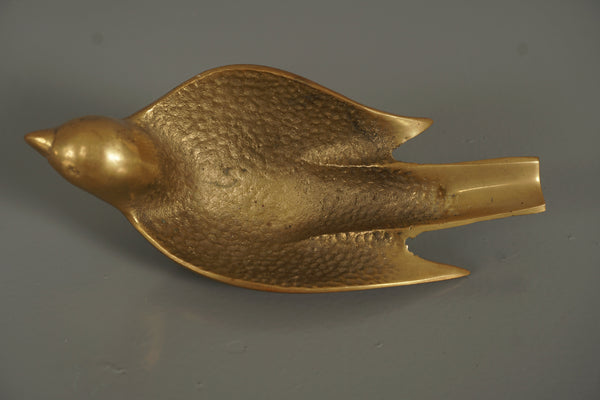 Vintage Brass Bird Solid 1960s Bowl Tray for Keys or Jewelry - Image 8