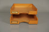 Vintage Wooden Document Tray 1950s Bauhaus Upward Folding - Image 2