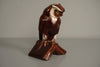 Hirschau Keramik Figurine Vintage Ceramic Owl on Book 1930s Art Deco