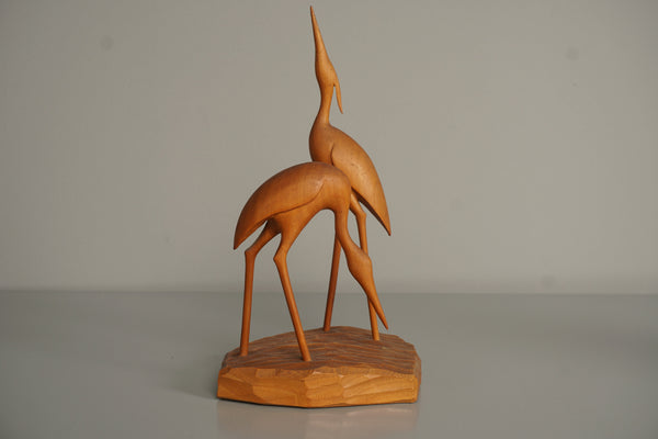 Vintage Teak Kracies Reiker Bird Figurines Sculptures 1960s Scandinavian - Image 2