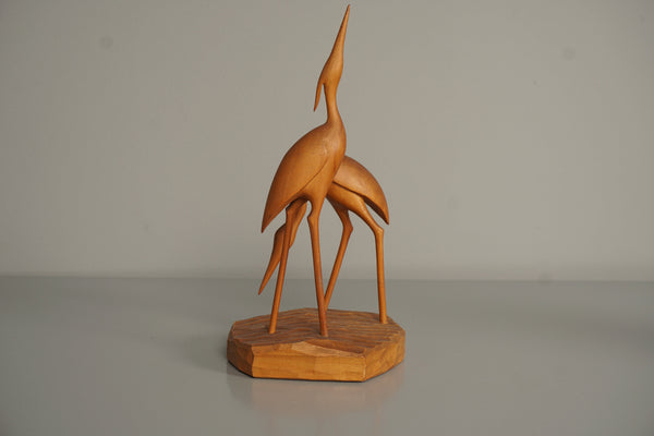 Vintage Teak Kracies Reiker Bird Figurines Sculptures 1960s Scandinavian - Image 4