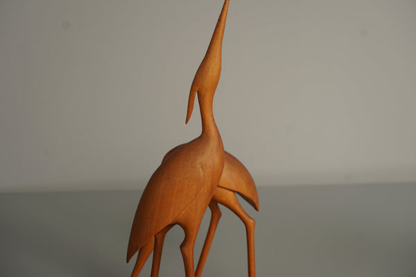 Vintage Teak Kracies Reiker Bird Figurines Sculptures 1960s Scandinavian - Image 7