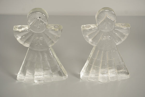 Kosta Boda Figurine Angel Glass Sculpture 1970s Clear Glass - Image 2