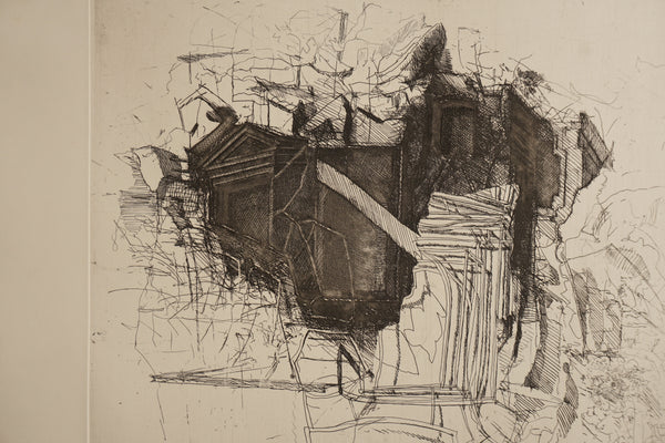 Peter Ackermann Art Print Vintage Etching 1980 Signed - Image 4