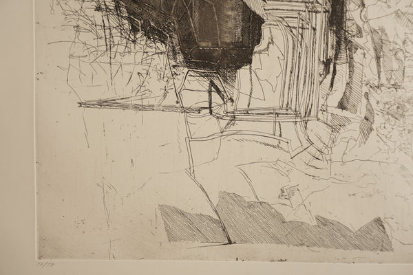 Peter Ackermann Art Print Vintage Etching 1980 Signed - Image 5