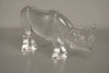 Kosta Boda Bertil Vallien Sculpture Zoo Nashoru 70s Clear Glass - Image 4