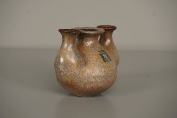 Atelier Handarbeit Kiel Vase Lamp 1960s Brown Ceramic - Image 2