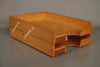 Vintage Wood Plastic Bauhaus 1950s Letter Tray - Image 8