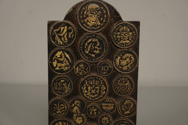 Vintage Brass Bookend Lions 1960s Dark Brown Gold - Image 7