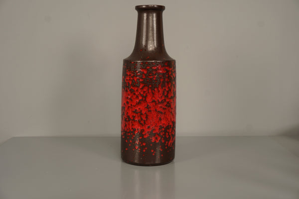 Scheurich Vase XL Fat Lava 412-40 70s Brown Red Ceramic - Image 2