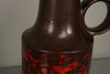 Scheurich Vase XL Fat Lava 412-40 70s Brown Red Ceramic - Image 7