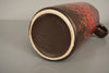 Scheurich Vase XL Fat Lava 412-40 70s Brown Red Ceramic - Image 9