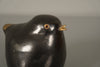 Vintage Ceramic Bird Figurine Mid Century 1960s Black Gold - Image 9