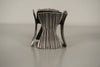 Vintage Iron Candle Holder Mid Century 1960s Silver Metal - Image 2