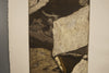 Etching 'Steine am Ufer' Épreuve d'Artiste 90s Beige Dark Brown Paper - Image 4