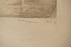 Anna Eva Bergmann Art Print Vintage Etching 1950s Cream Paper - Image 4