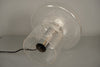 Vintage Table Lamp Clear Glass Mushroom 1970s Clear Glass Metal - Image 9