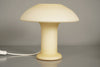 Hustadt Leuchten Table Lamp Mushroom 1970s Cream Glass