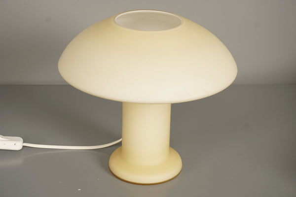 Hustadt Leuchten Table Lamp Mushroom 1970s Cream Glass - Image 2