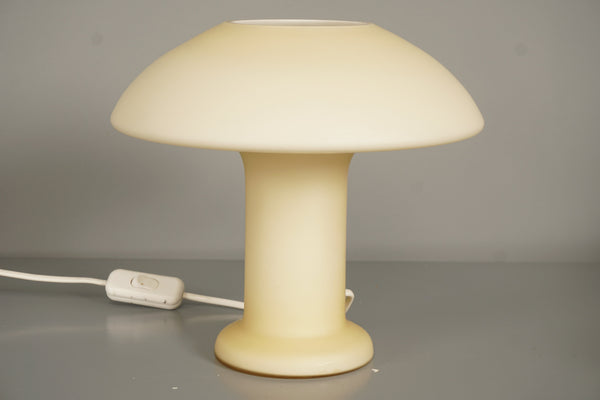 Hustadt Leuchten Table Lamp Mushroom 1970s Cream Glass - Image 5