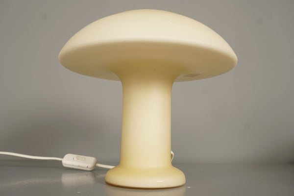 Hustadt Leuchten Table Lamp Mushroom 1970s Cream Glass - Image 7