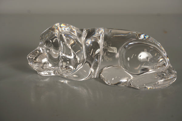 Nachtmann Figurine 2x Dog Crystal Glass 1970s - Image 3