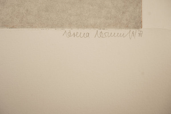 Verena Vernunft Verena Wermuth Artwork Feldergrenze 1970s Brown Beige Paper - Image 6