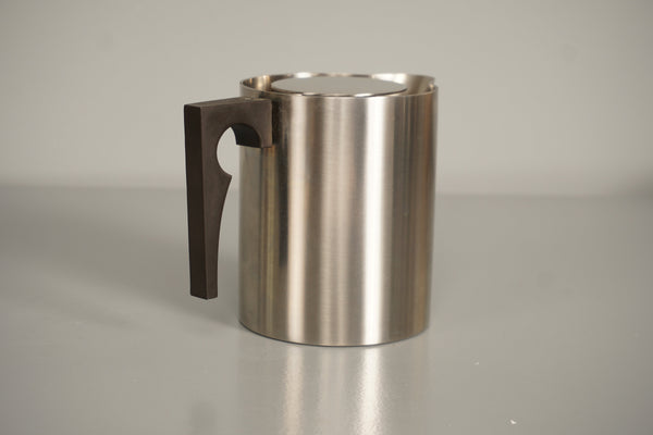 Stelton Arne Jakobsen Pitcher Cylinda Line 1960s Silver Stainless Steel - Image 3