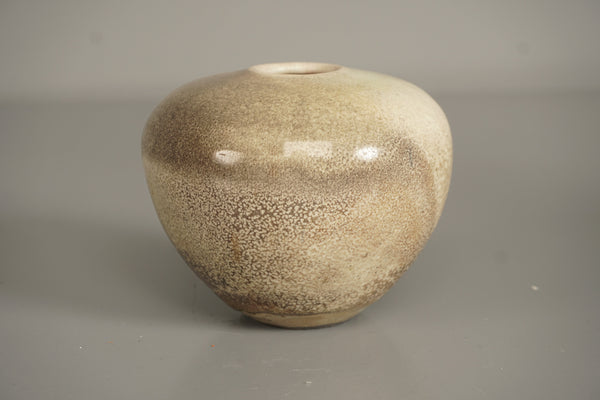 Otto Maier Ceramic Vase 1950s Beige Brown Mid Century - Image 2