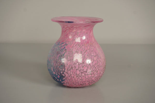 Kosta Boda Ulrica Hydman Vallien Vase 1970s Pink Green Glass - Image 3