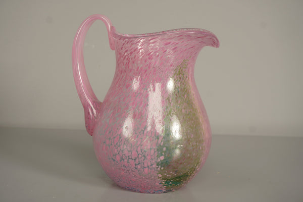 Kosta Boda Ulrica Hydman Vallien Pitcher 70s Pink Blue Glass - Image 3