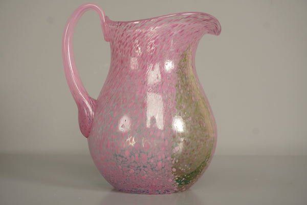 Kosta Boda Ulrica Hydman Vallien Pitcher 70s Pink Blue Glass - Image 5