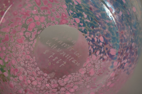 Kosta Boda Ulrica Hydman Vallien Pitcher 70s Pink Blue Glass - Image 10