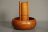 Vintage Nutcracker Bowl Teak and Beech 1970s Scandinavian Danish Modern