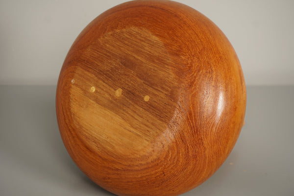Vintage Nutcracker Bowl Teak and Beech 1970s Scandinavian Danish Modern - Image 9