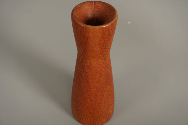 Teak Candleholder Mid Century Scandinavian 1960s Teak Wood - Image 8