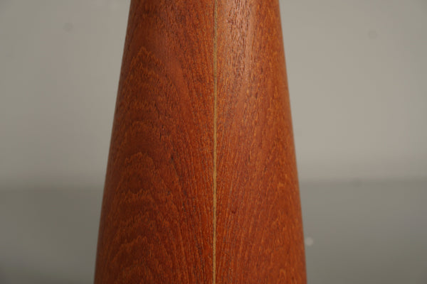 Teak Candleholder Mid Century Scandinavian 1960s Teak Wood - Image 10