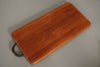 Digsmed Denmark Vintage Cutting Board Teak Wood with Metal Handle 1960s - Image 2