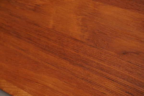 Digsmed Denmark Vintage Cutting Board Teak Wood with Metal Handle 1960s - Image 8