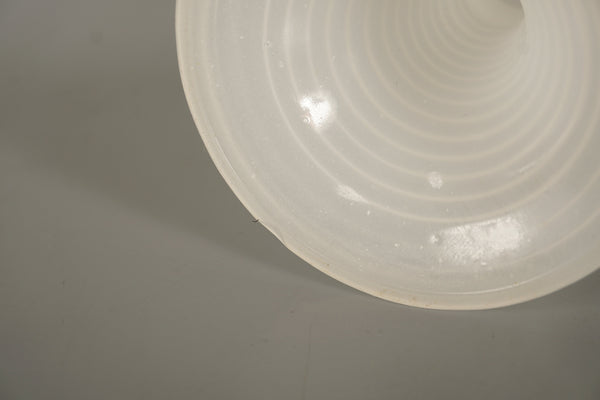 Vintage Römerglas Goblet 1960s White Clear Crystal Glass - Image 10