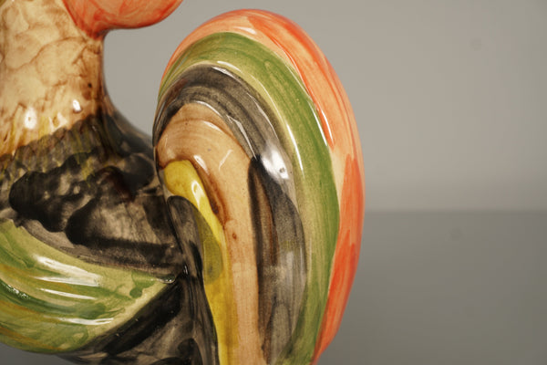 Vintage Rooster Sculpture Figurine Ceramic WGP 1970s Studio Pottery - Image 8