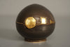 Vintage Lidded Ceramic Container Studio Pottery Art Pottery 1960s Dark Brown Gold - Image 2